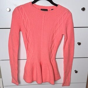 Ted Baker Pink Cable Knit Sweater